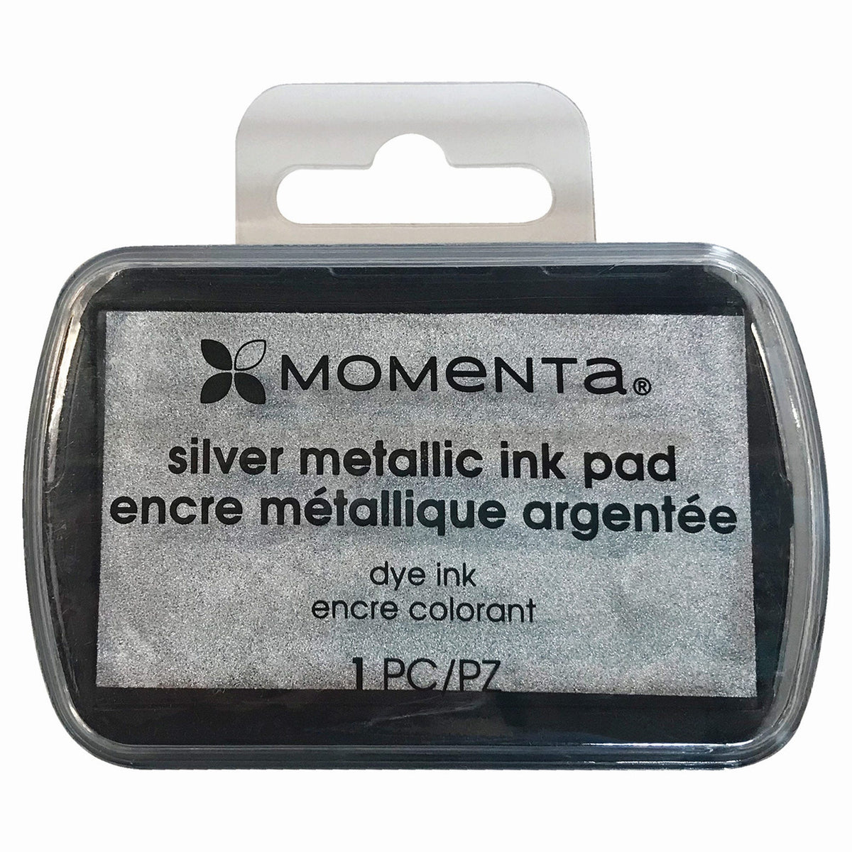 momenta metallic silver ink pad - - -- 60 per box