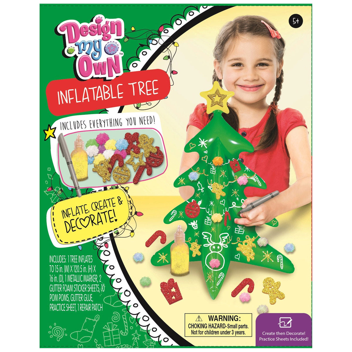design my own inflatable christmas tree -- 6 per case