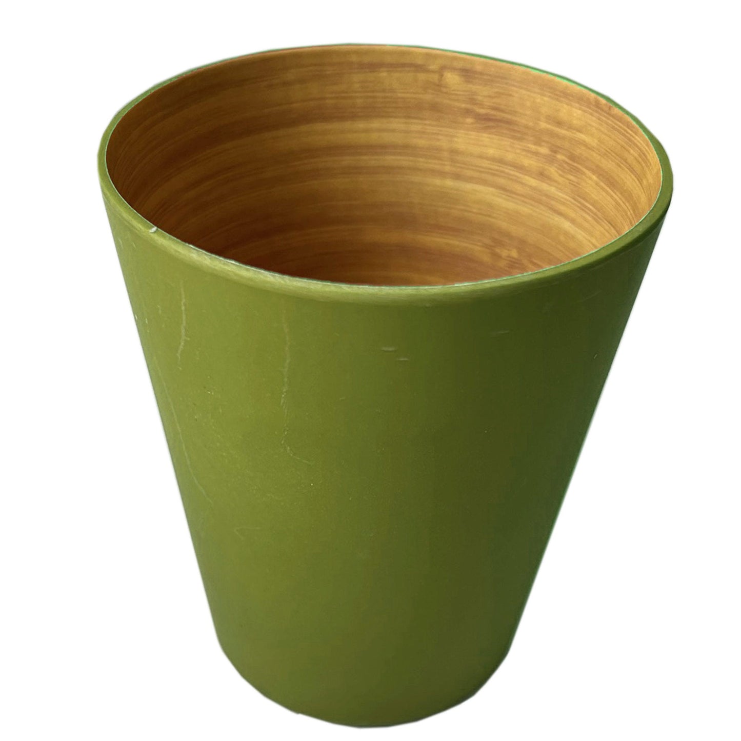 assorted color bamboo and melamine drinking cups -- 24 per case
