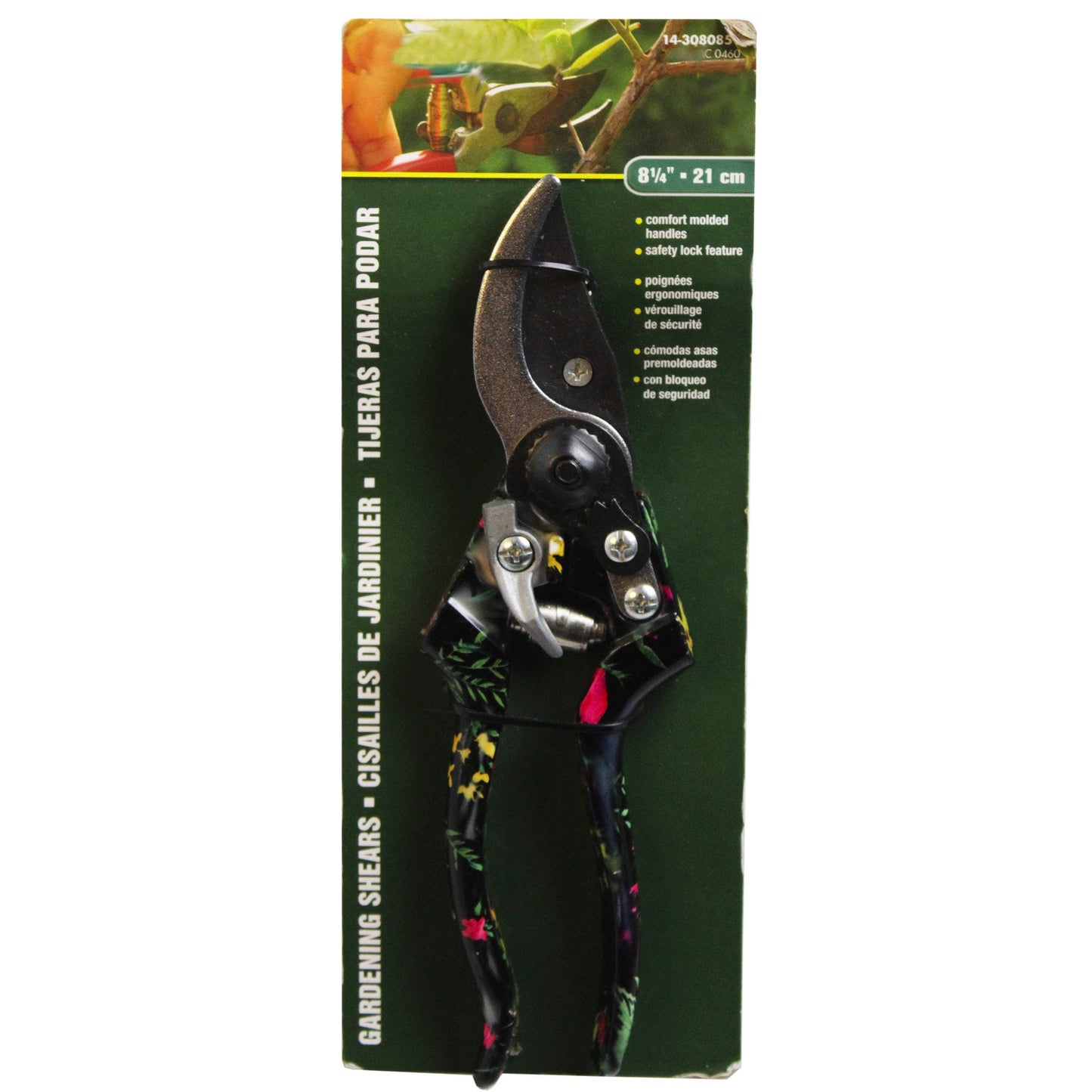 pruning shears with ergonomic handle -- 6 per box