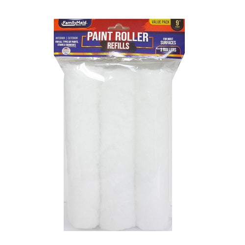 paint roller refills 9in 3pk -- 24 per case