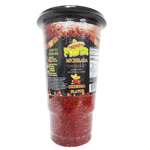 fiesta michelada cup 4.2oz original -- 24 per case