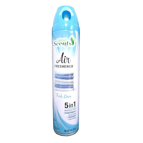 g.s air fresh 9oz fresh linen -- 12 per case