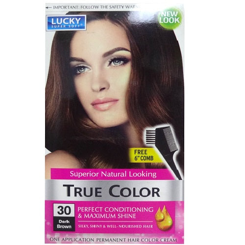 lucky hair color dark brown 30 -- 12 per case