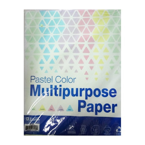 copy paper 25ct pastel colors asst -- 24 per box