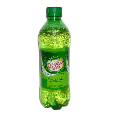 canada dry ginger ale 16.9oz bottle -- 24 per case