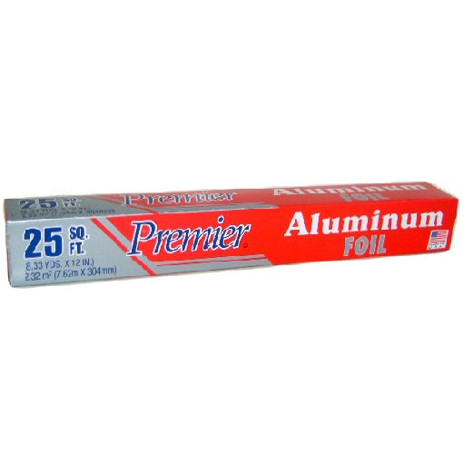 premier aluminum foil 25sq ft -- 35 per case