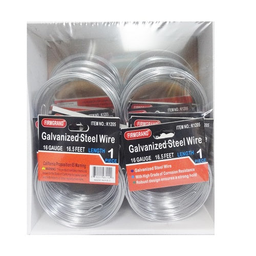 galvanized steel wire 16 gauge 16.5ft -- 24 per box