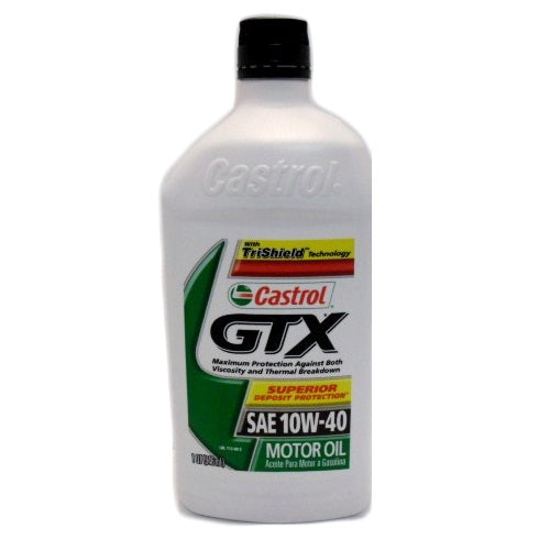 castrol motor oil sae 10w-40 -- 6 per case