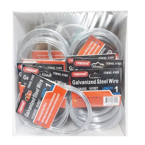 galvanized steel wire 14 gauge 10ft -- 24 per box