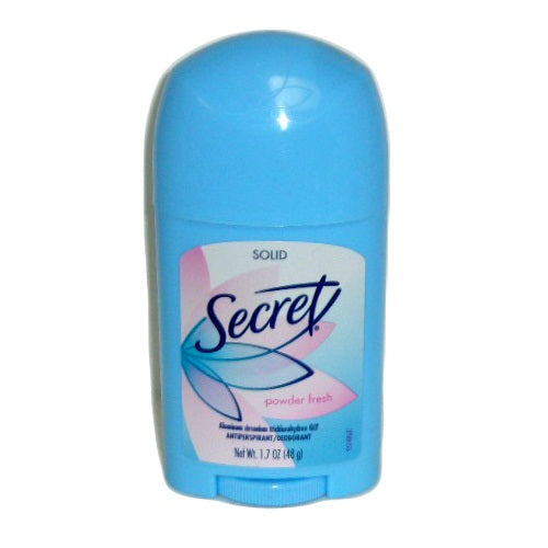 secret anti- persp 1.7oz powder solid -- 12 per case