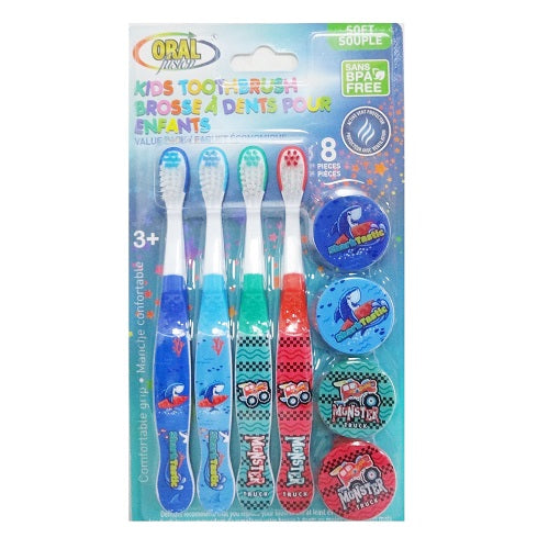 oral fusion kids toothbrush 4pk -- 12 per box