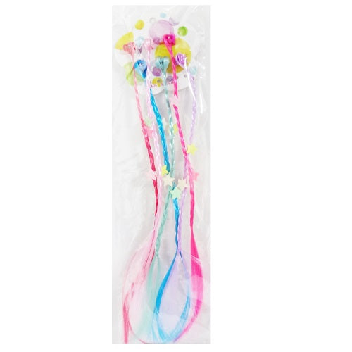 hair extensions w- clip 6pk bright clrs -- 12 per box
