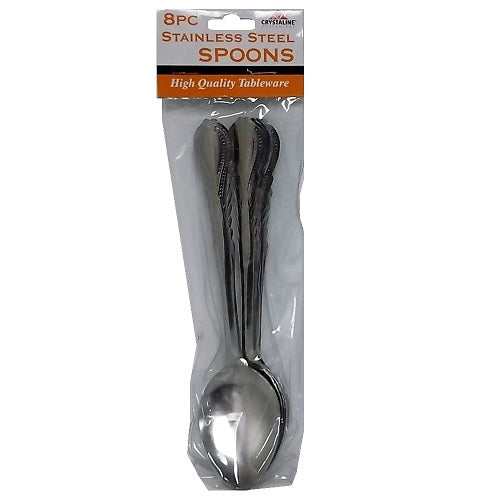 spoons table 8pc stainless steel -- 36 per box