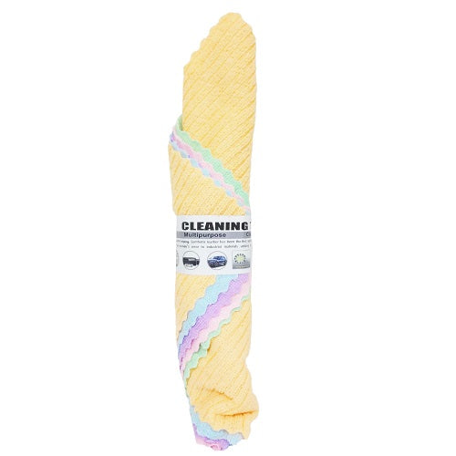 cleaning cloths microfiber 5pk 11 x11 in -- 12 per box