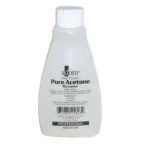 adoro nail polish rmvr 4oz clear -- 24 per case