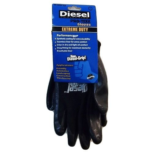 diesel gloves pro- tekk x- lg 13 gage -- 12 per box