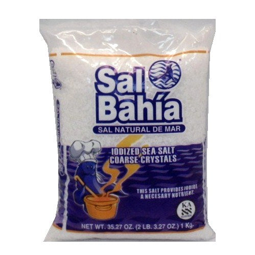 sal bahia iodized sea salt 35.3oz -- 12 per case