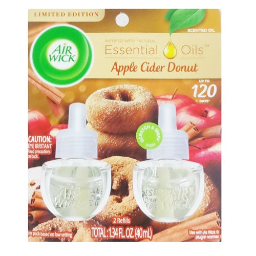 airwick scented oil refill 2pk apple cdr -- 6 per case