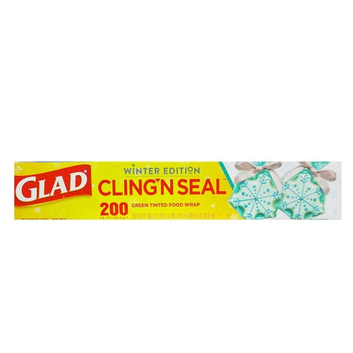 glad food wrap 200sq ft green tinted -- 12 per case