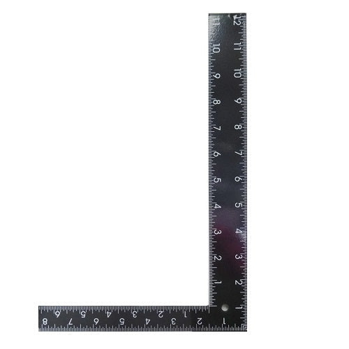 ruler angle l shape stainless steel -- 120 per case