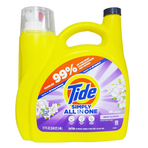 tide simply liq 117oz berry blossom -- 4 per case