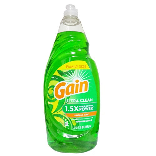 gain ultra dish liq 38oz original -- 8 per case