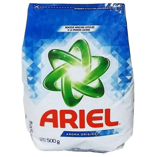 ariel detergent 500g oxi azul -- 18 per case