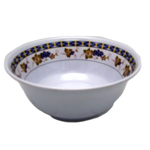 melamine bowl 8in grape design -- 30 per box