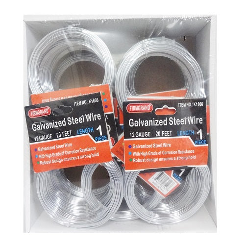 galvanized steel wire 12 gauge 20ft -- 24 per box