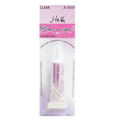 j- lash eyelash adhesive 0.246oz clear -- 12 per box