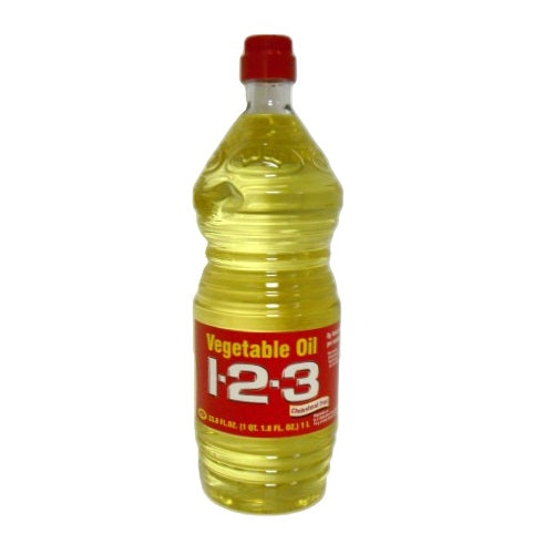 1-2-3 vegetable oil 33.81oz -- 12 per case