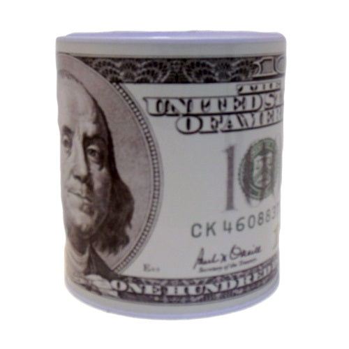 coin bank tin dollar design 5 x 6in -- 48 per case