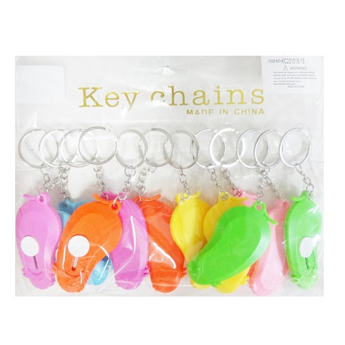 key chain w- knife asst clrs -- 12 per box