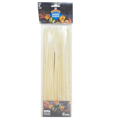 mc cormick bamboo skewers 60ct -- 36 per case