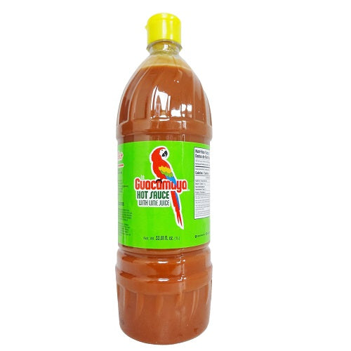 guacamaya hot sauce 33oz w- lime ju -- 12 per case