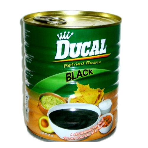 ducal refried black beans 29oz -- 12 per case