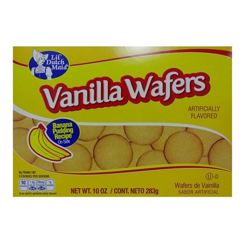lil dutch 10oz vanilla wafer box -- 12 per case