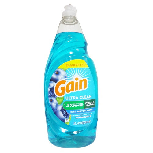 gain ultra dish liq 38oz honey berry -- 8 per case