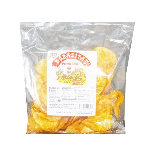 doraditas potato chips 2.5oz spicy -- 30 per case