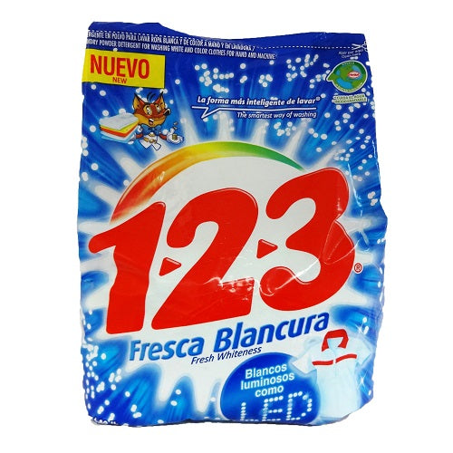 1-2-3 detergent 900gr fresca blancura -- 10 per case