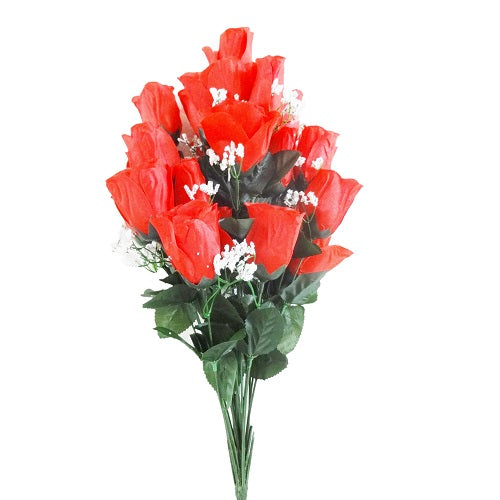 rose bouquet 24 heads red -- 6 per box