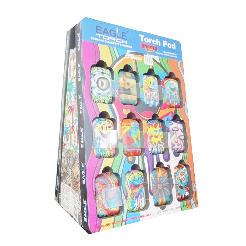 torch pod lighter asst design -- 24 per box