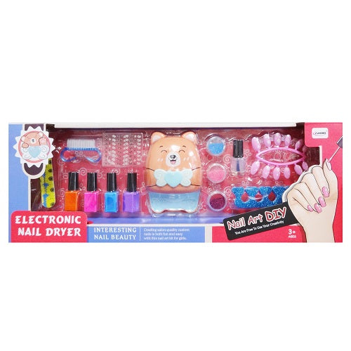 toy nail play set w- nail dryer -- 12 per case