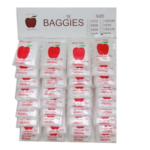 baggies ziploc bag 36ct apple -- 4 per box