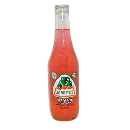 jarritos soda 12.5oz guava glass -- 24 per case
