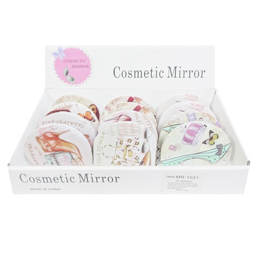 compact mirror round asst -- 12 per box