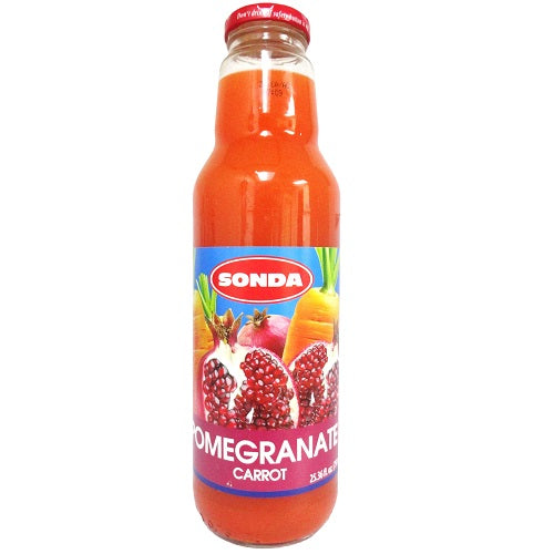 sonda juice 25.36oz pomegranate carrot -- 8 per case