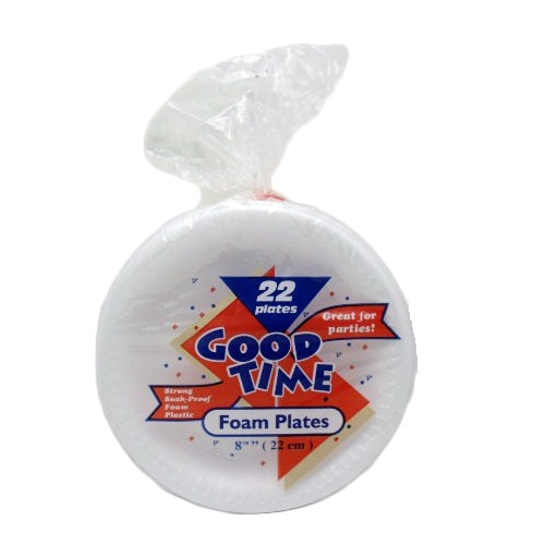good time foam plate 8 7-8in 22ct -- 24 per case