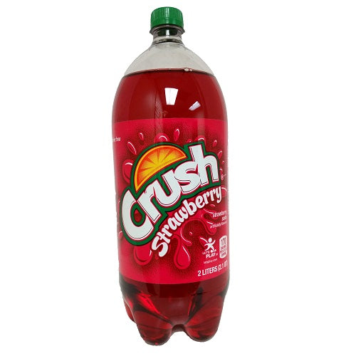 crush soda 2 ltrs strawberry -- 8 per case